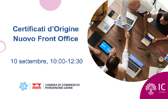 Immagine Webinar sulla nuova modalità di compilazione dei certificati di origine